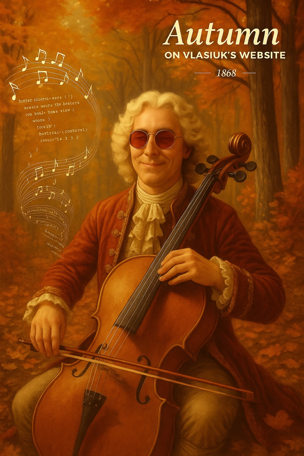 Classical music combined with programming code creates masterpieces.