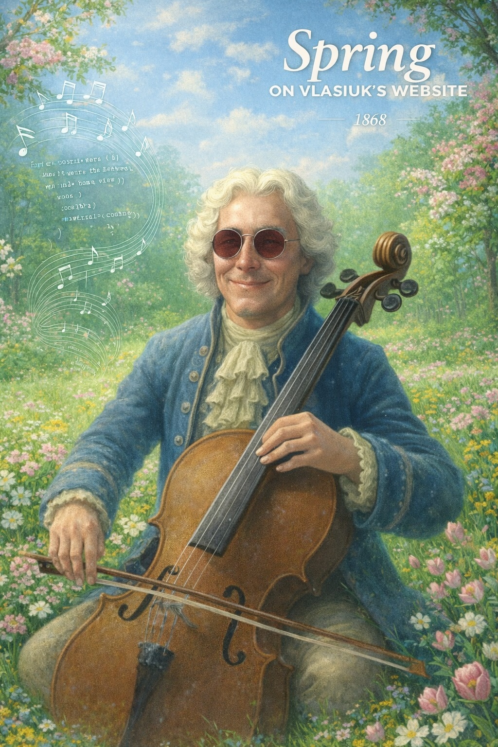 Classical music combined with programming code creates masterpieces.